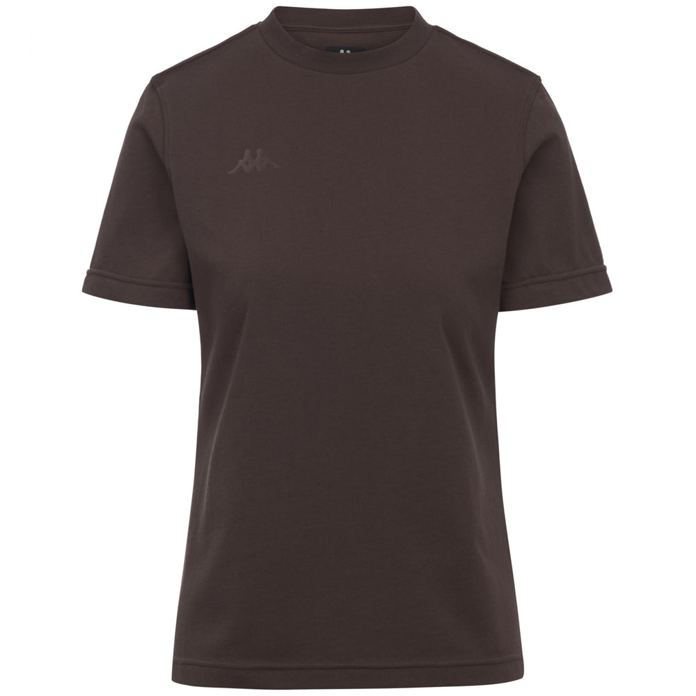 Brown Women's Oversize Fit Cotton T-Shirt for Training 02