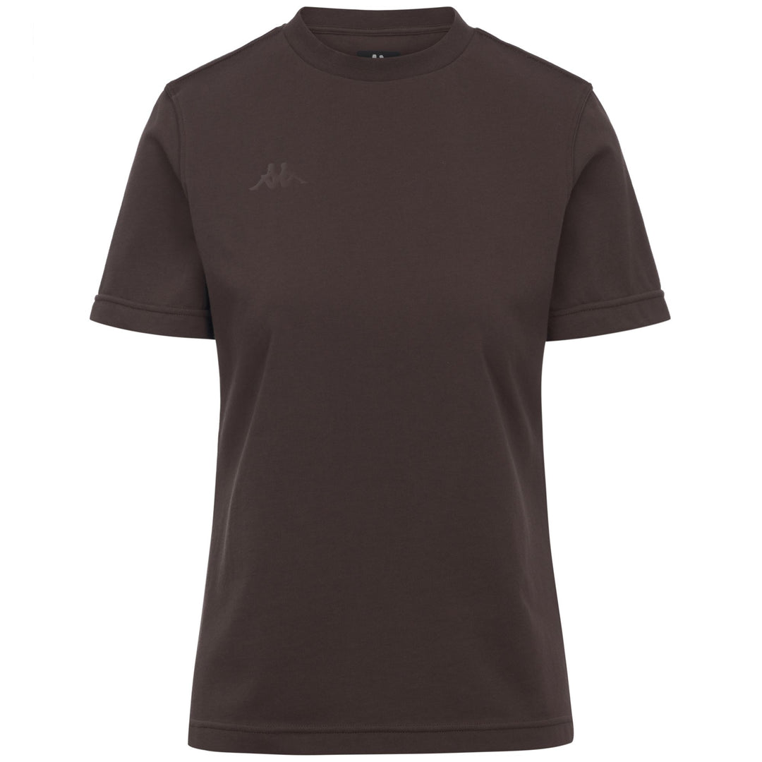Brown Women's Oversize Fit Cotton T-Shirt for Training main