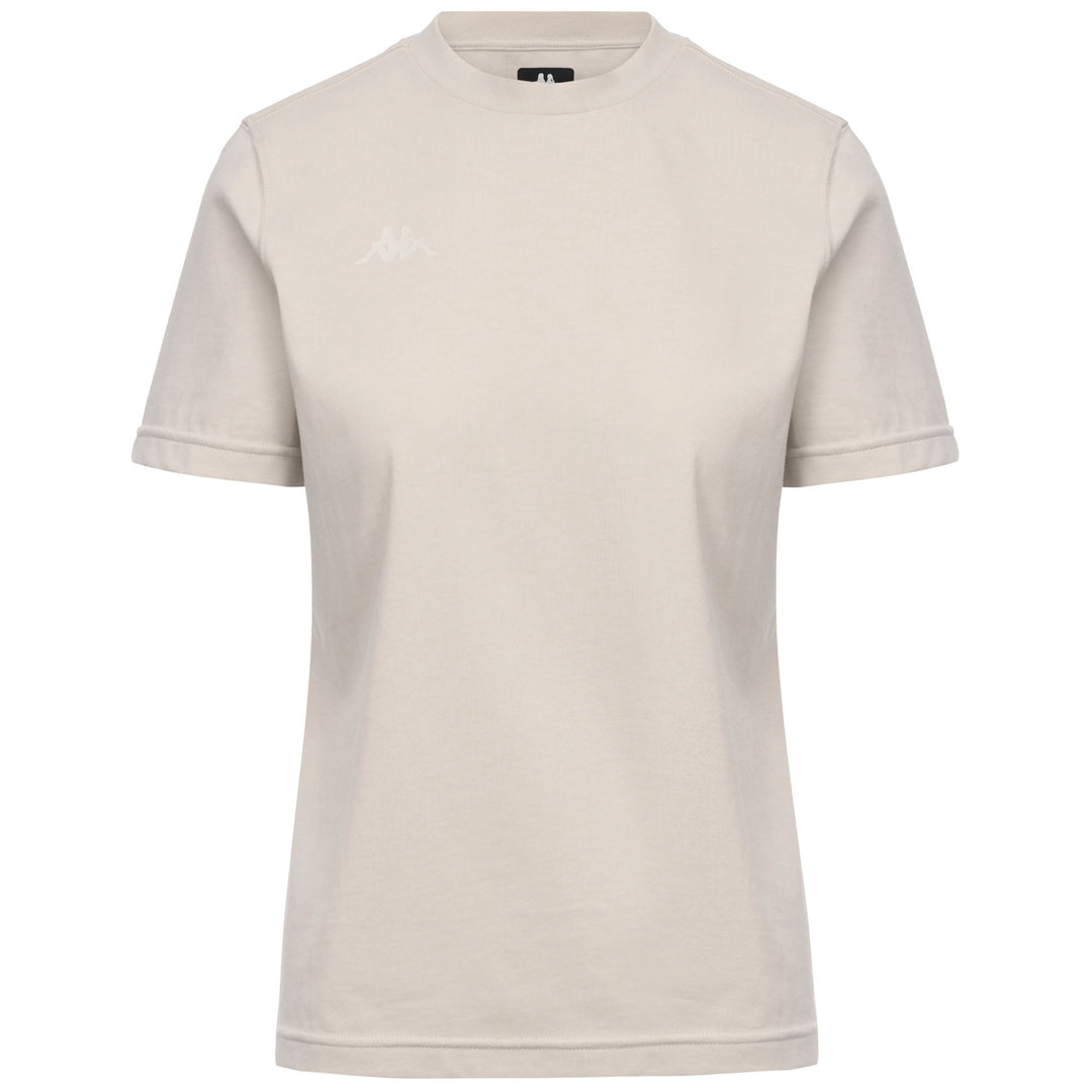 Beige Women's Casual Oversized Cotton T-Shirt main