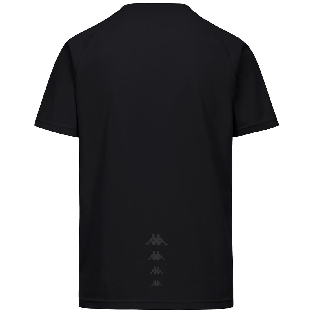 Camiseta deportiva negra de corte regular para hombre main