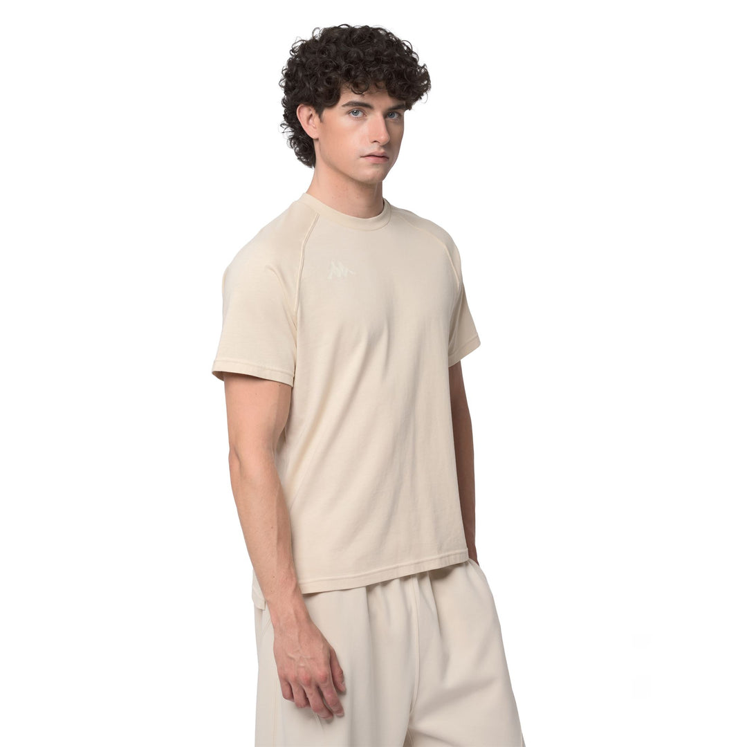 Beige Men's Regular Fit Sportswear T-Shirt main