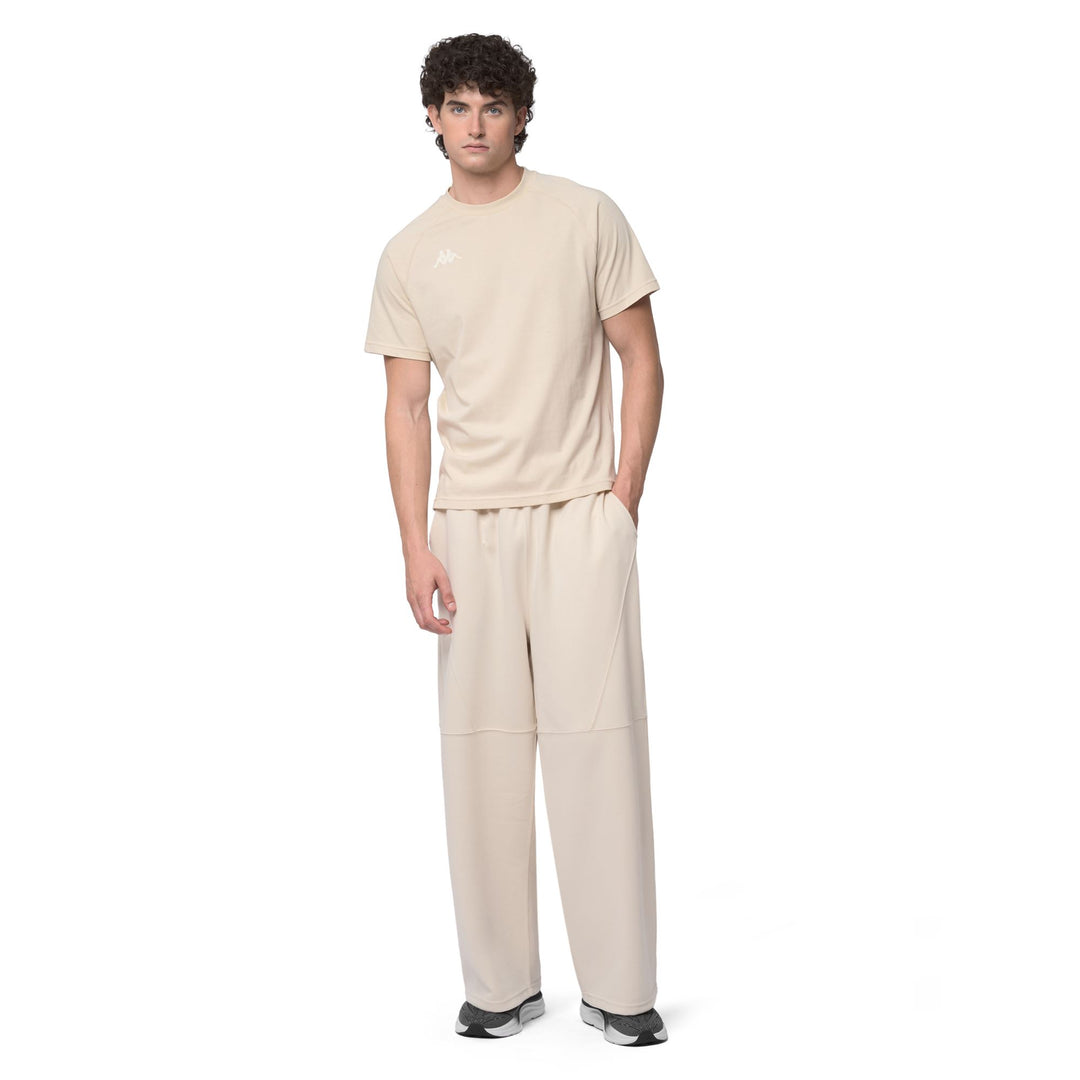 Beige Men's Regular Fit Sportswear T-Shirt main