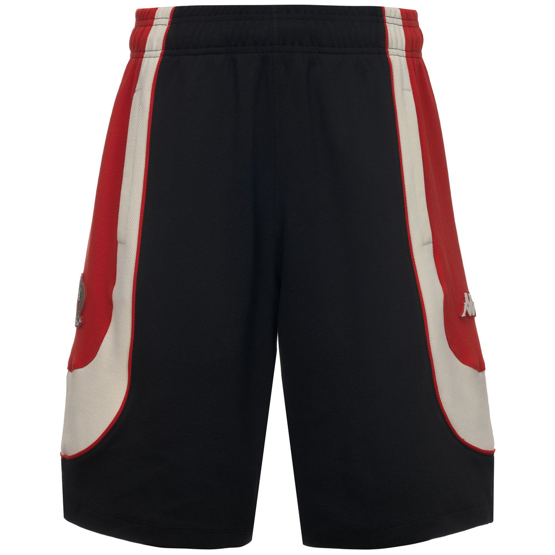 AERIS OGC NICE - Pantalones cortos - Pantalones cortos deportivos - Hombre - Black-White Whispers-Red 01