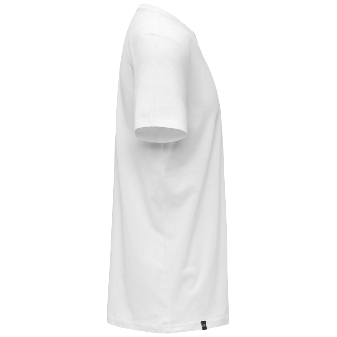 T-shirt sportiva da uomo bianca in cotone main