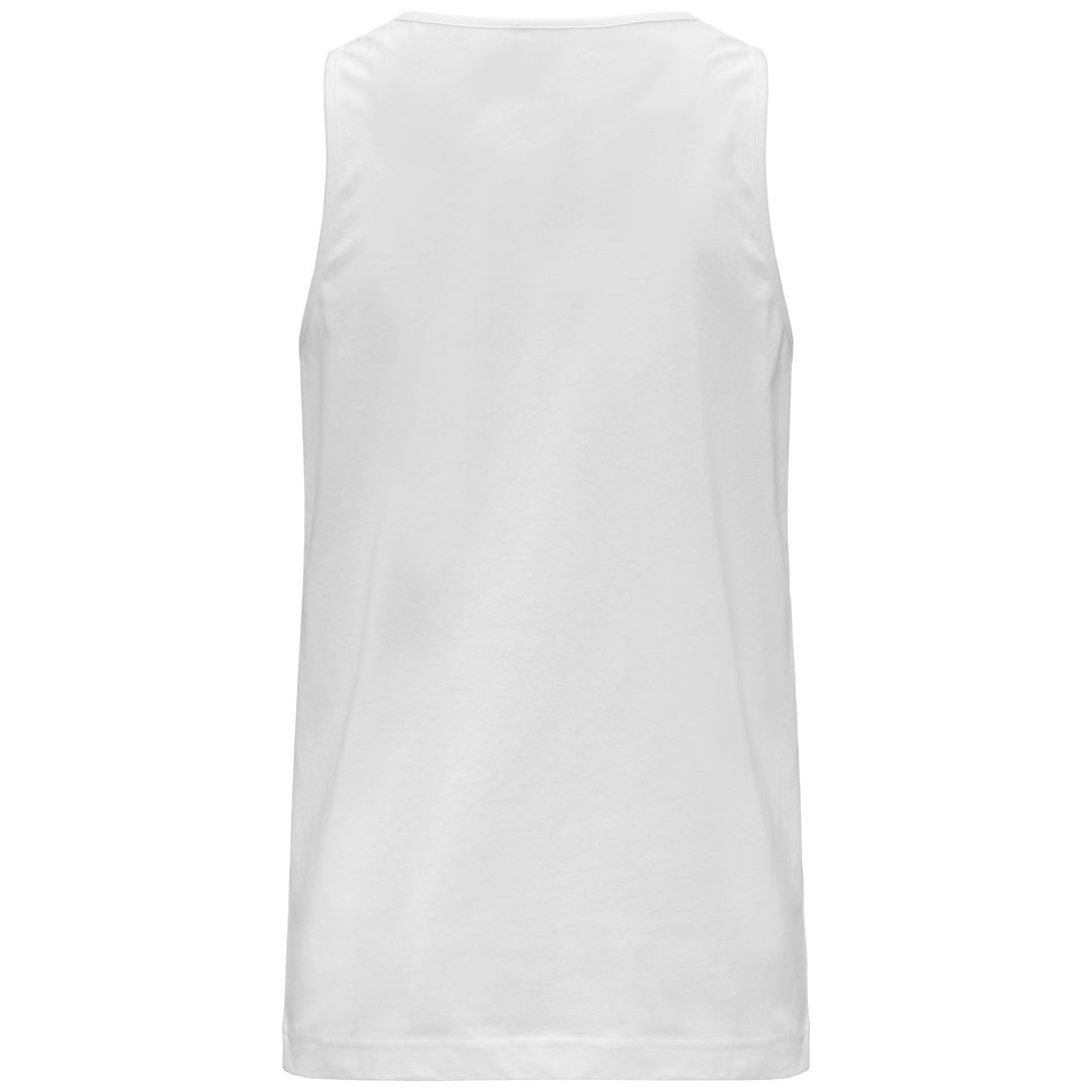 Camiseta sin mangas deportiva blanca para hombre en algodón. main
