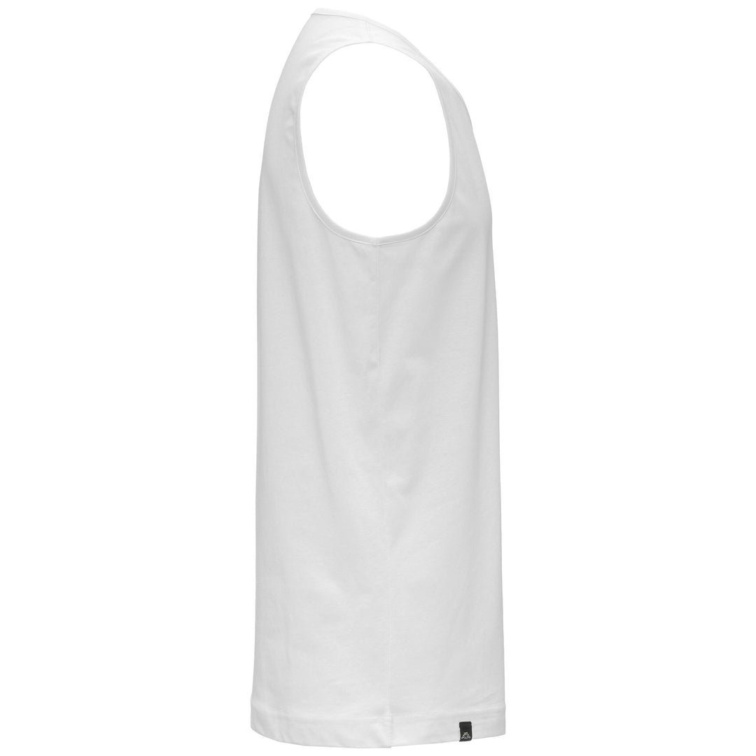 Camiseta sin mangas deportiva blanca para hombre en algodón. main