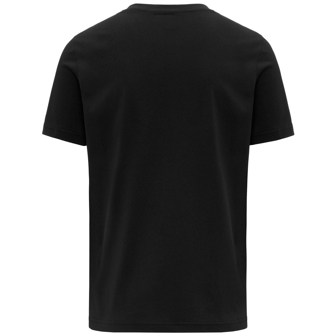 Camiseta deportiva negra de corte ajustado para hombre en jersey de algodón. main
