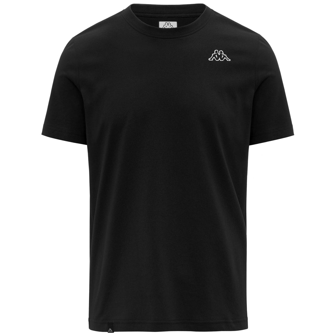 T-shirt de sport slim fit pour homme en jersey de coton noir 01