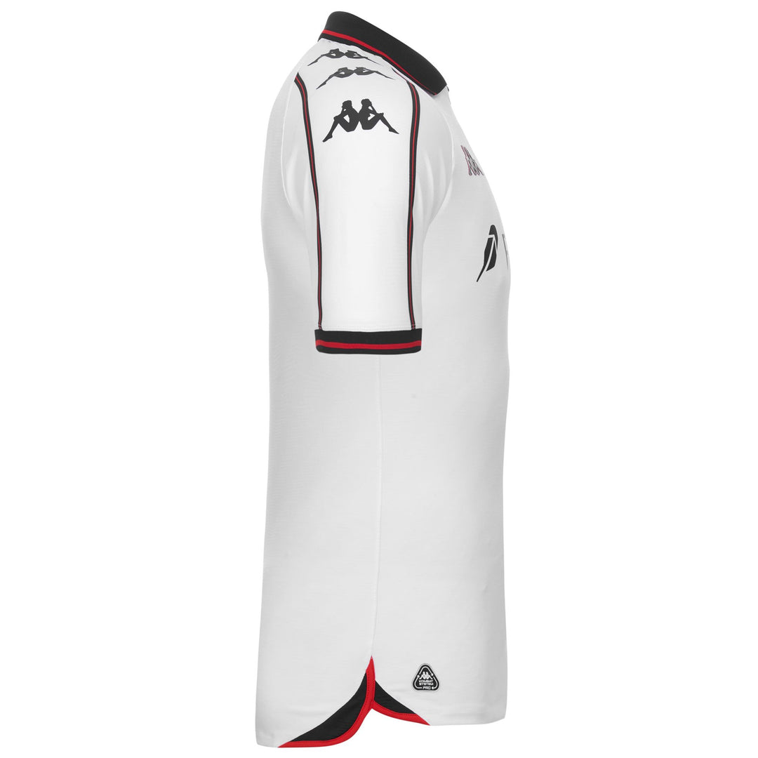 Maillot de football OGC Nice pour homme, blanc et rouge, en tissu recyclé main