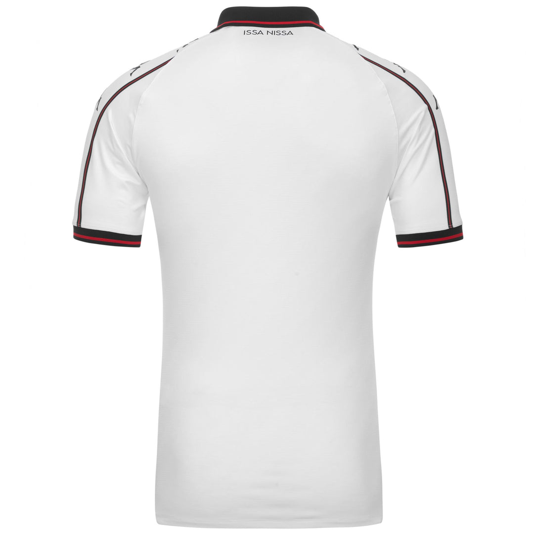 Maillot de football OGC Nice pour homme, blanc et rouge, en tissu recyclé main