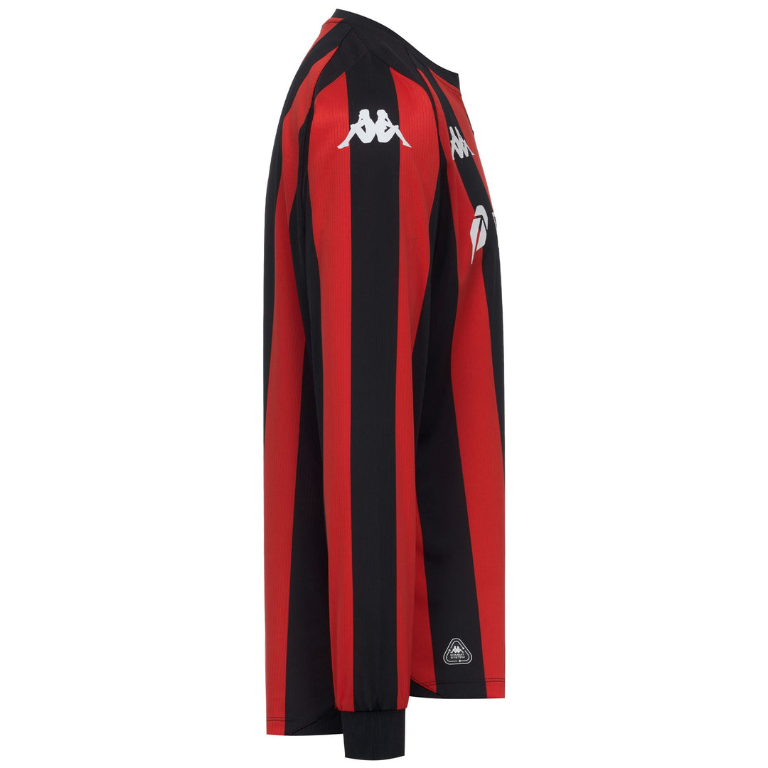 Maillot de sport rouge et noir pour homme du OGC Nice Football main