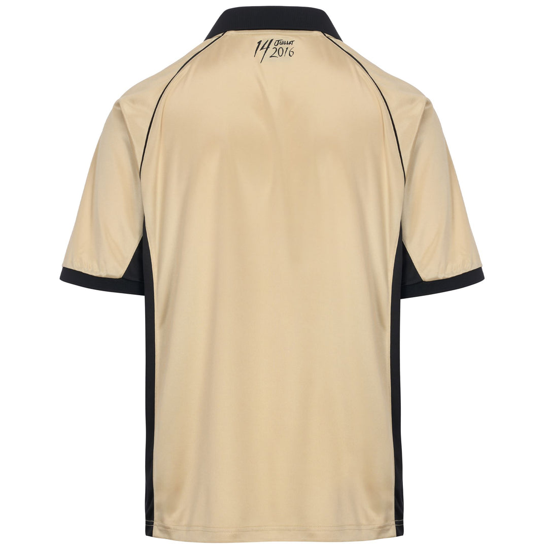 Maillot de sport pour homme, coupe classique, en tissu interlock brillant, couleur or main