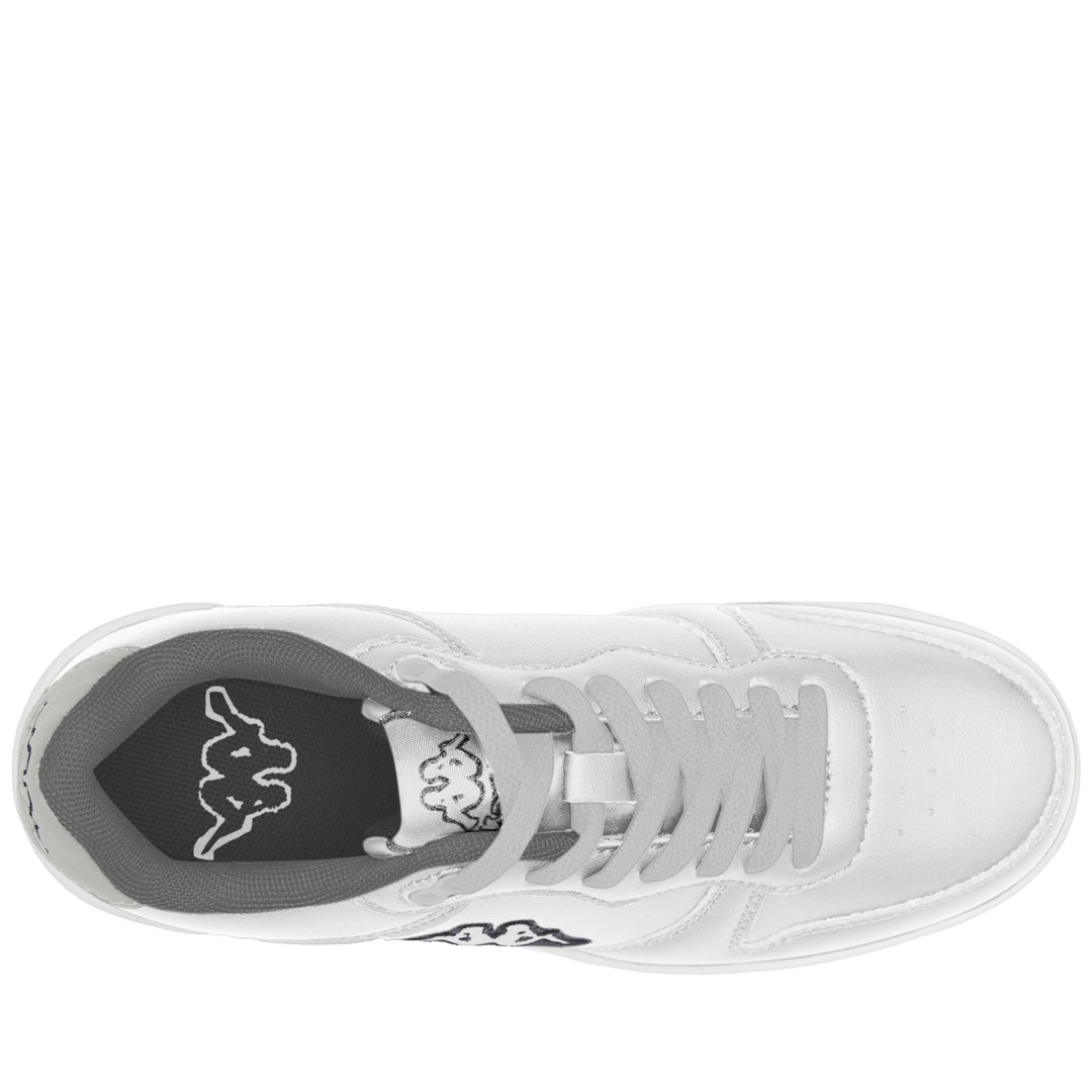 LOGO MASERTA SILVER - Zapatillas - Escote Bajo - Mujer - White-Grey Silver main