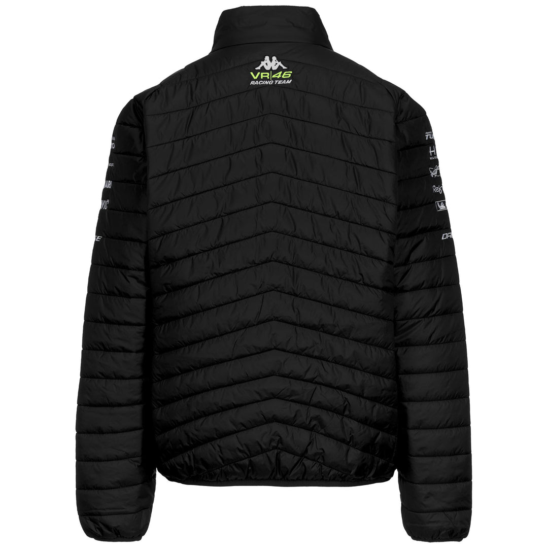 Black Men's Quilted Mid Motorcycle Jacket with Water Protection main