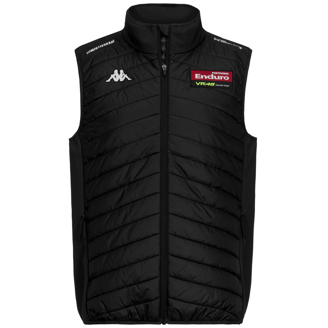Black Men's Regular Fit Windproof Waterproof Motorcycle Vest 01