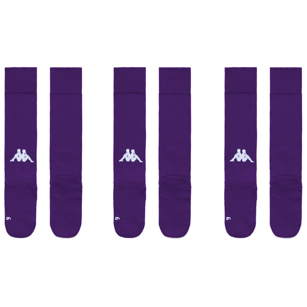 Violet Men's Knee High Soccer Socks with Maximum Grip 02