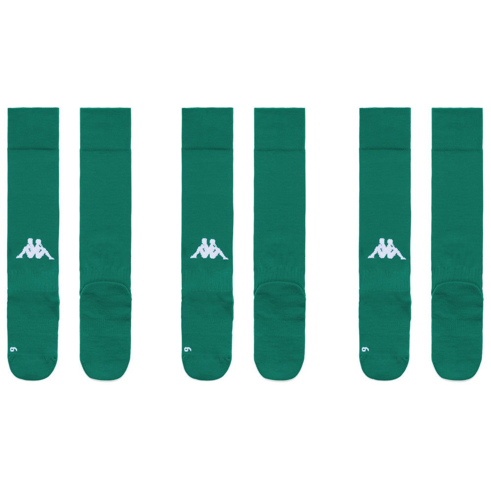 Green Men's Knee High Soccer Socks with Maximum Grip 02