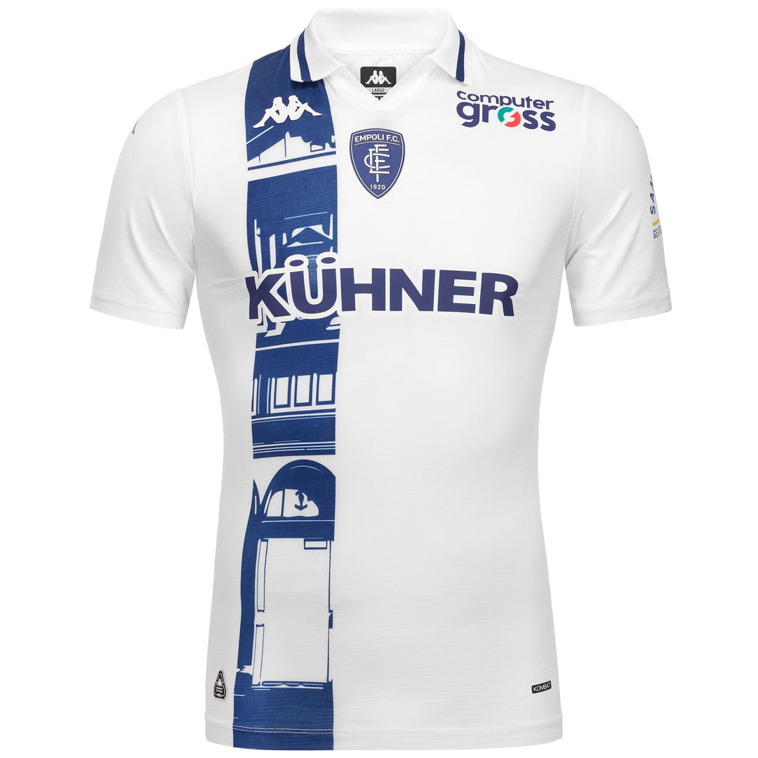 KOMBAT PRO 2026 AWAY EMPOLI - Active Jerseys - Shirt - Man - WHITE-BLUE MD COBALT 01
