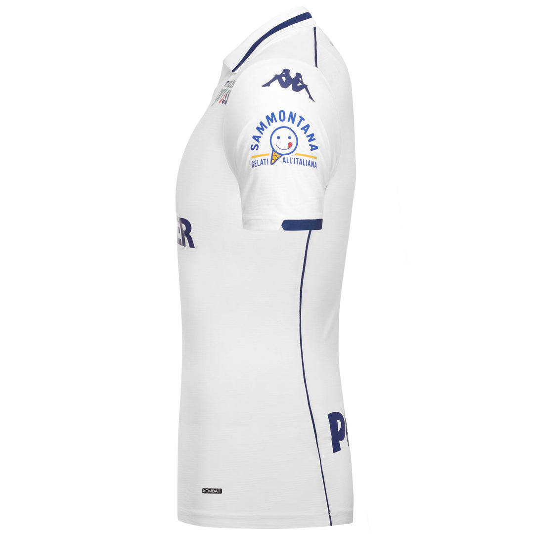 Maillot de football gris pour homme Empoli FC, coupe ajustée, en tissu recyclé main