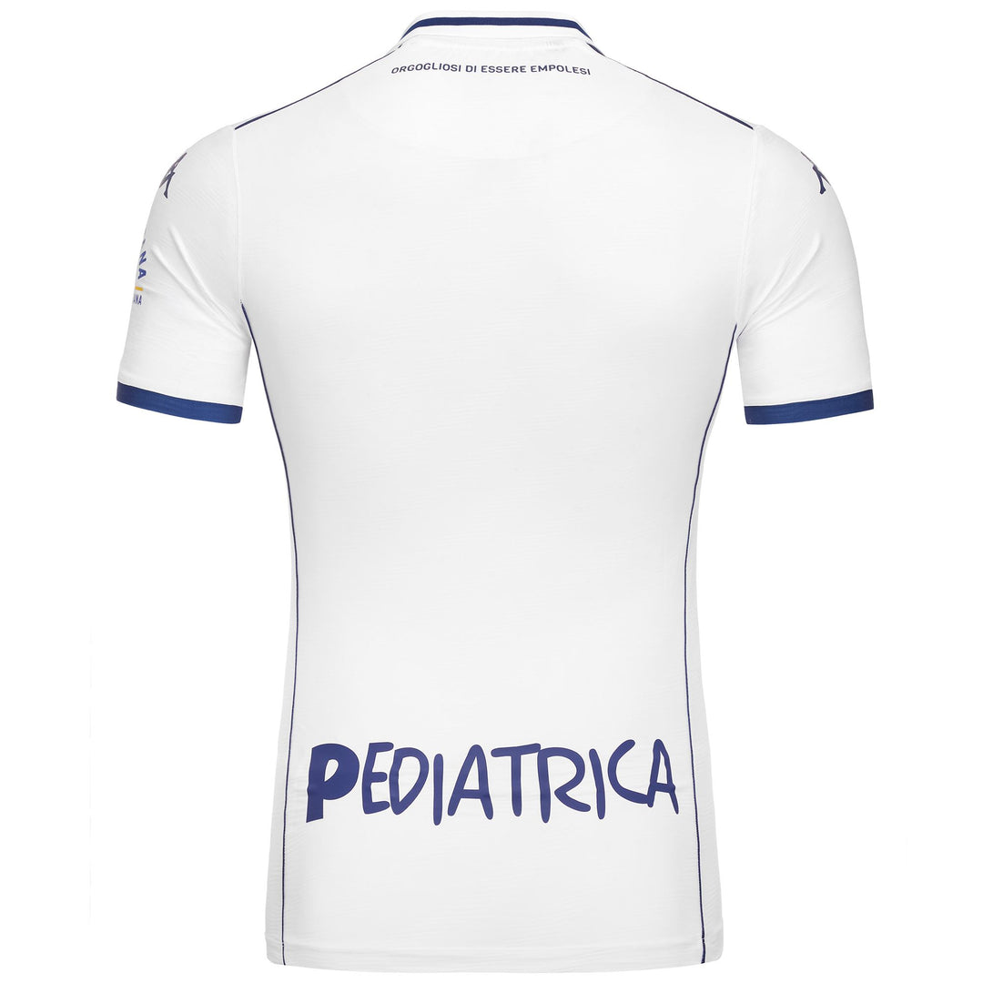 Maillot de football gris pour homme Empoli FC, coupe ajustée, en tissu recyclé main