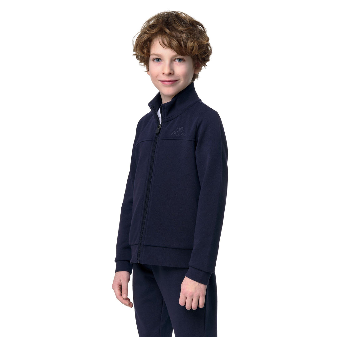 LOGO  ZIPPY KID - Fleece - Jacket - Unisex - BLUE MARINE 01