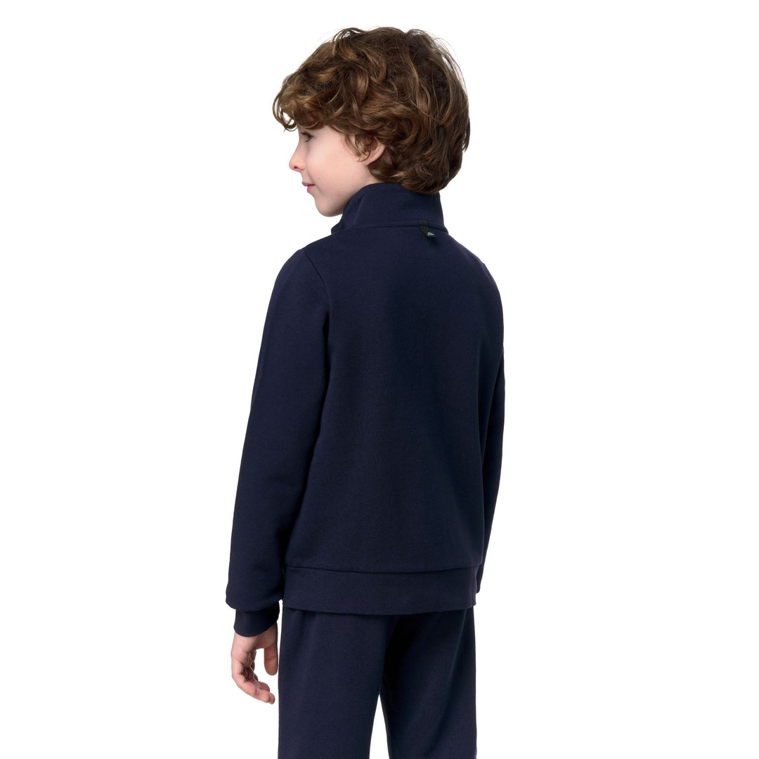 LOGO  ZIPPY KID - Fleece - Jacket - Unisex - BLUE MARINE main