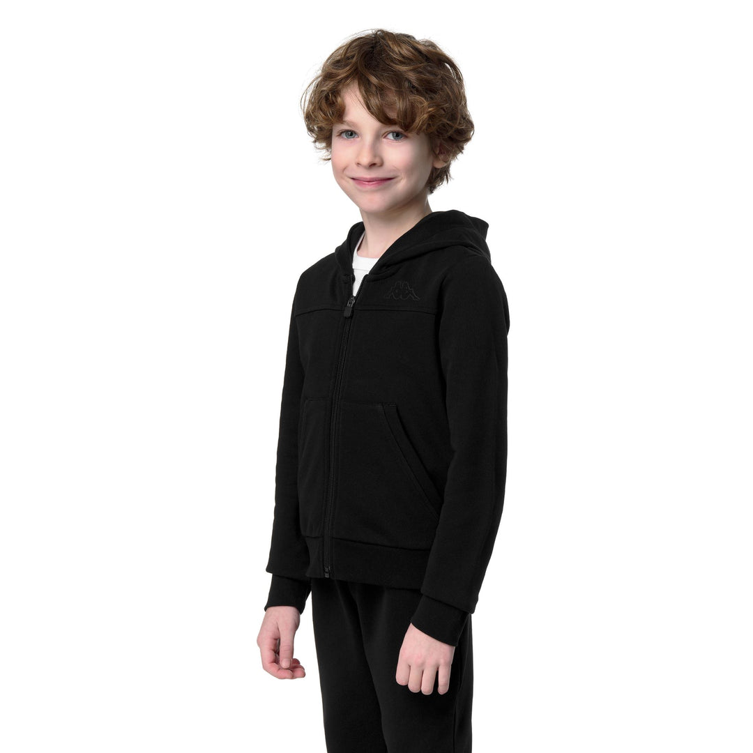 LOGO   WOOPIE KID - Fleece - Jumper - Unisex - BLACK 01