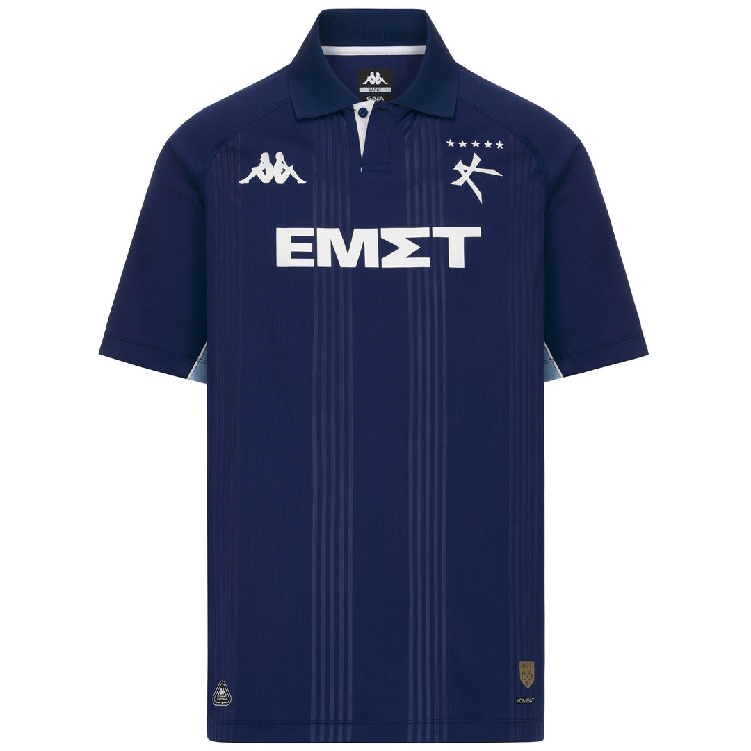 Maillot de football Kallithea bleu pour homme 01