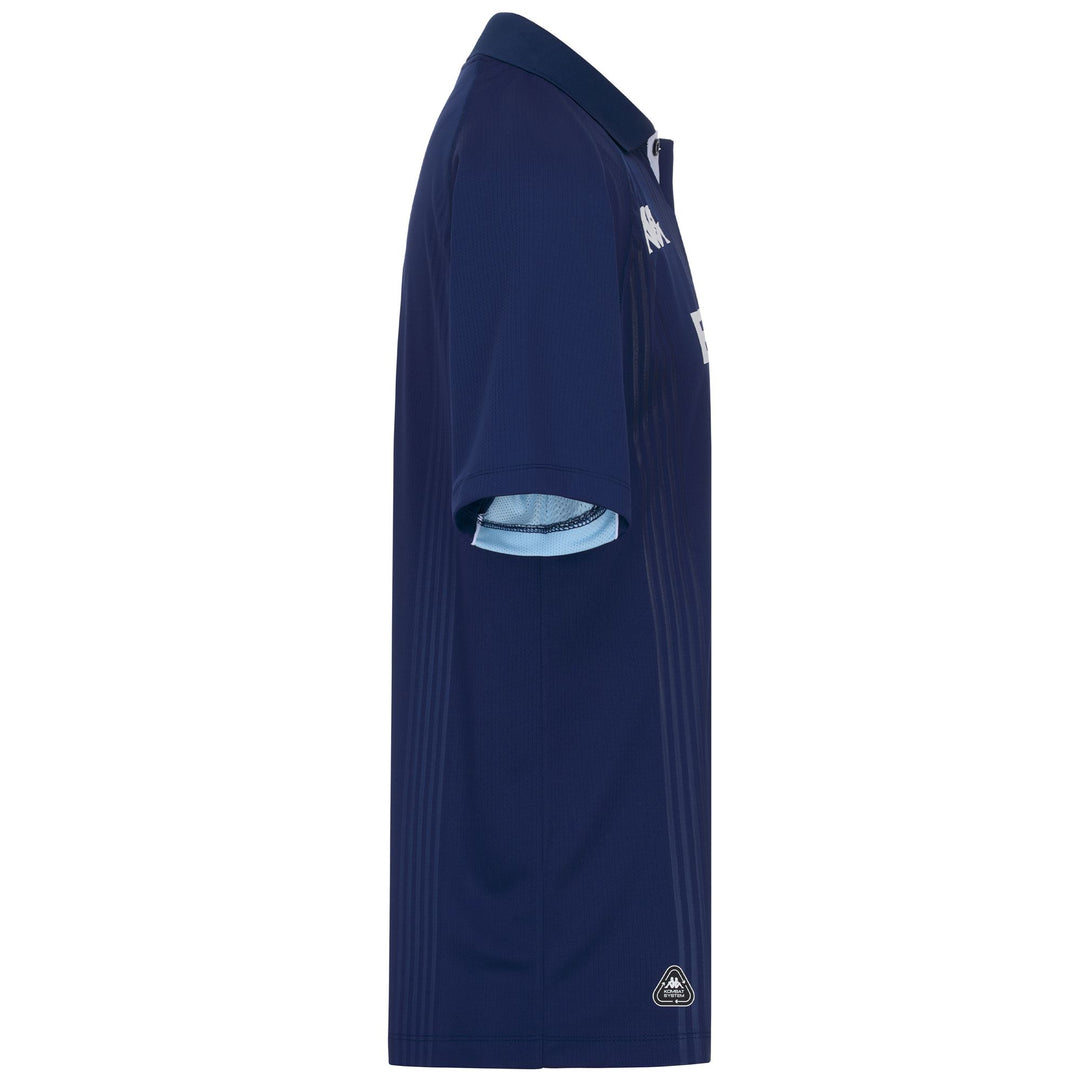Maillot de football Kallithea bleu pour homme main