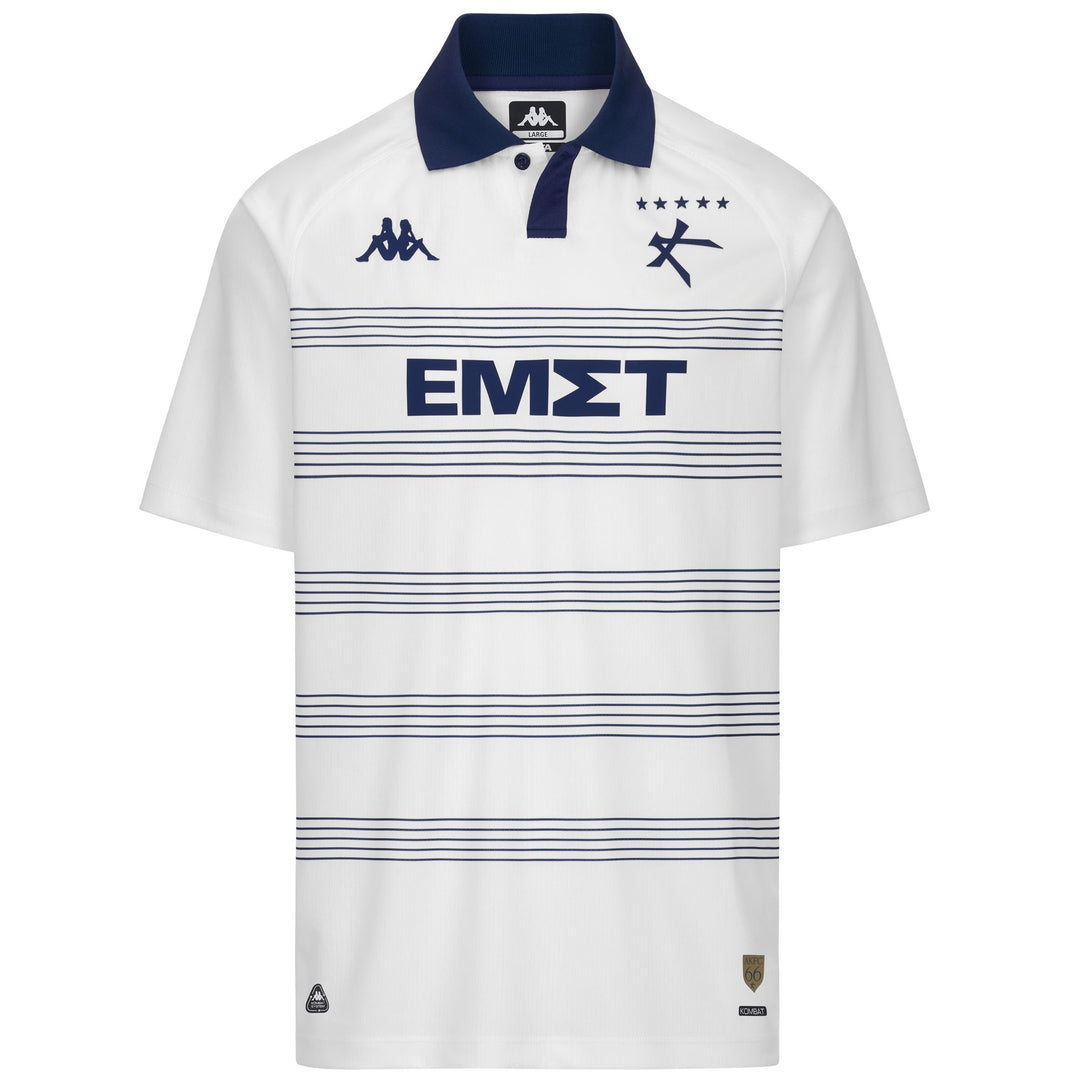Maglia da calcio sportiva bianca da uomo 01