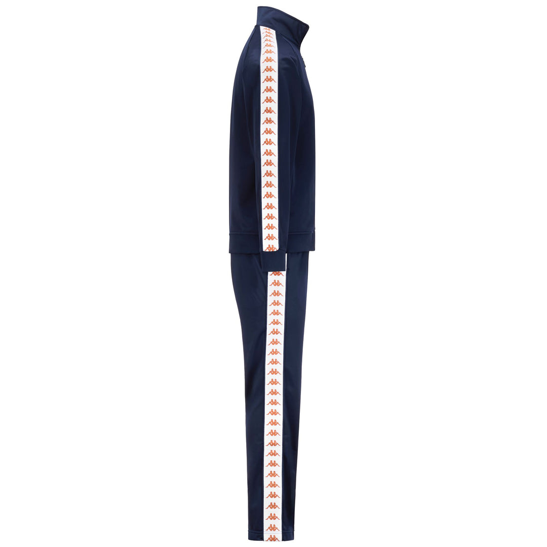 Blue iris Men's Tracksuit with Multi-Logo Design main