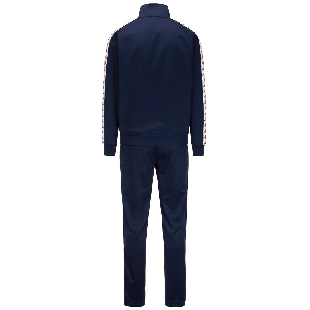 Blue iris Men's Tracksuit with Multi-Logo Design main