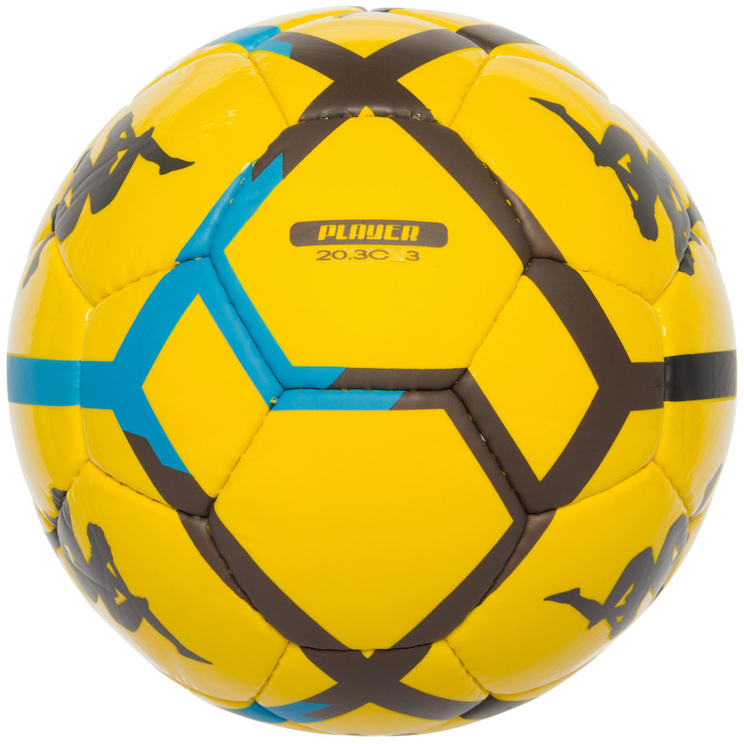 Ballon d'entraînement de football unisexe jaune à 32 panneaux 01