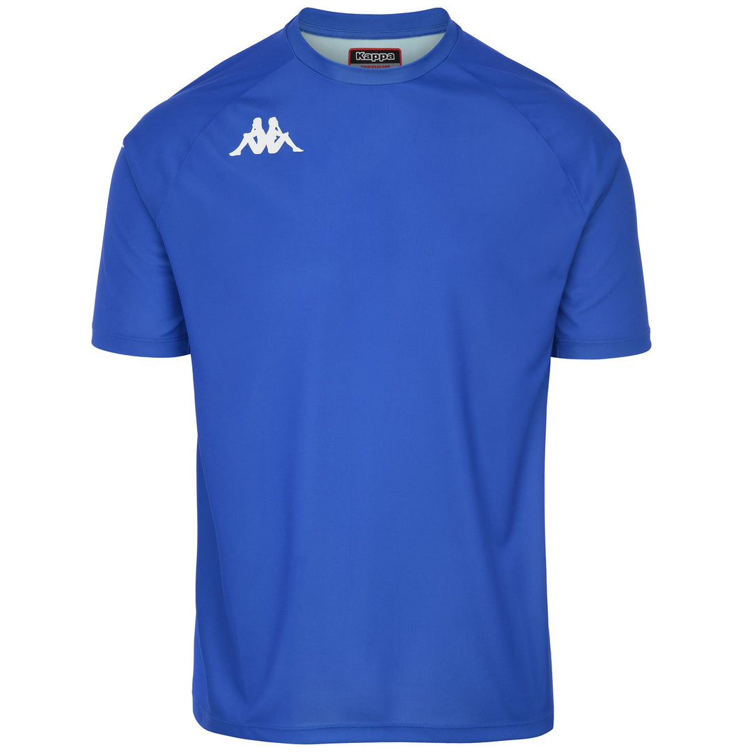 Maillot de football bleu pour homme, coupe classique, en polyester 01