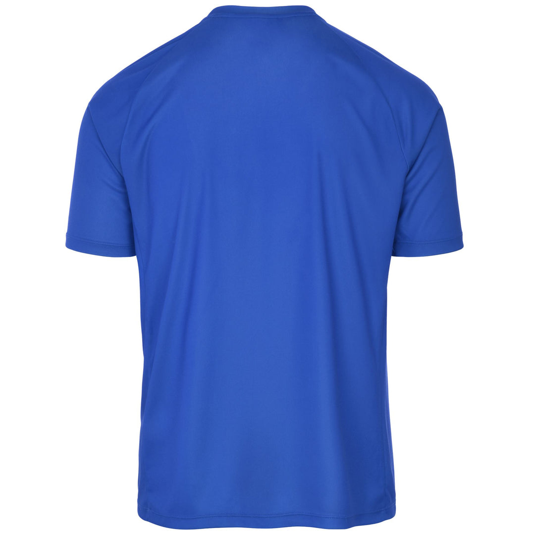 Maglia da calcio da uomo blu, vestibilità regolare, in poliestere. main