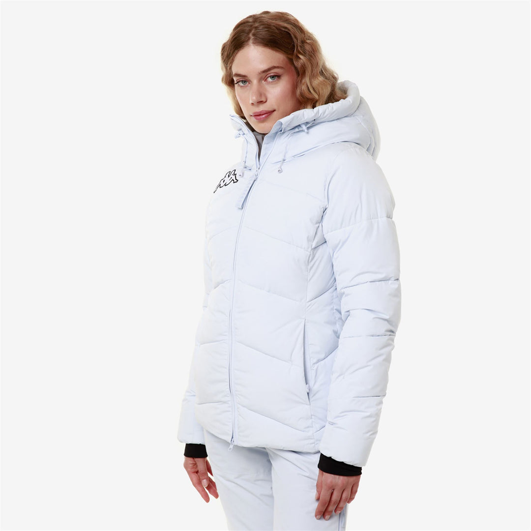 Chaqueta de esquí para mujer Black Azure con relleno de plumón y protección contra el agua main