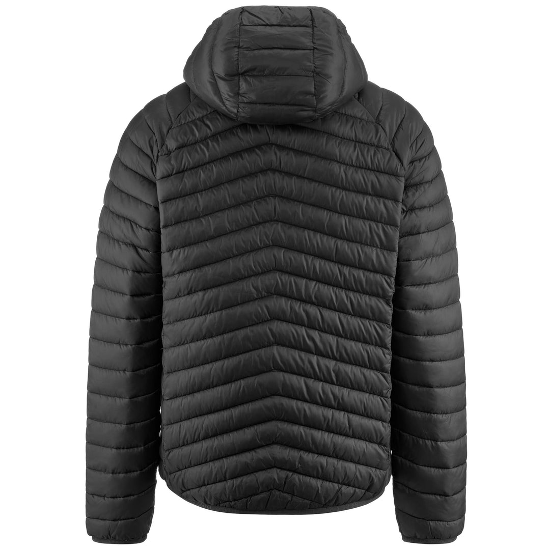 Veste de ski matelassée noire pour homme, coupe ajustée, avec isolation Primaloft main