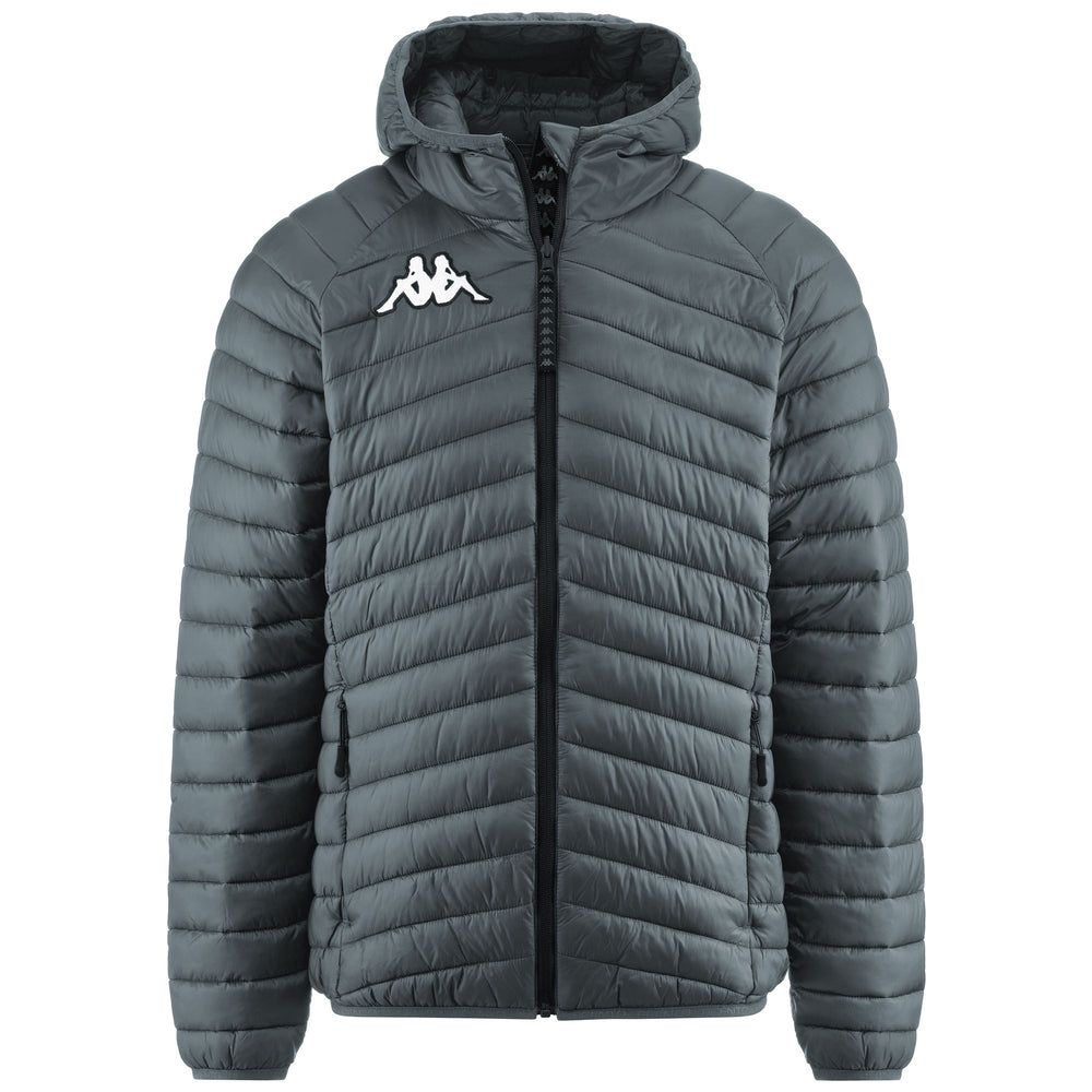 Veste de ski matelassée grise pour homme, coupe ajustée, avec isolation Primaloft 02