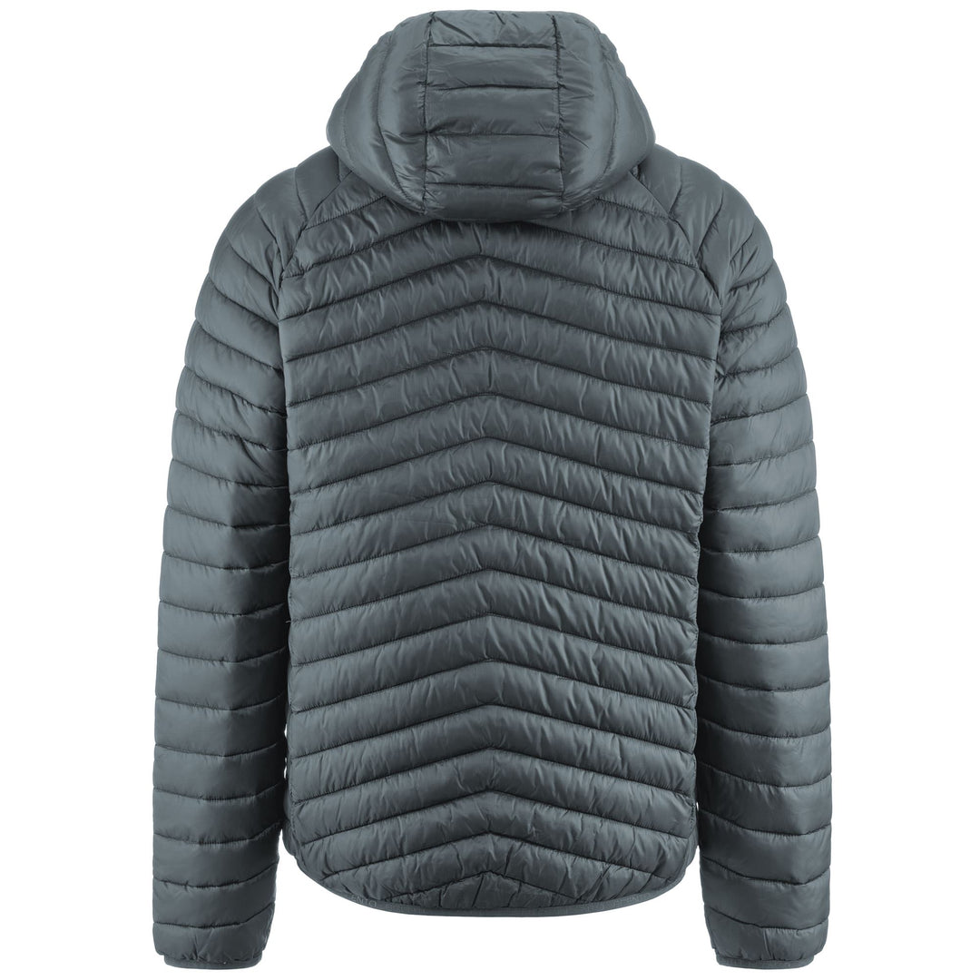 Veste de ski matelassée grise pour homme, coupe ajustée, avec isolation Primaloft main