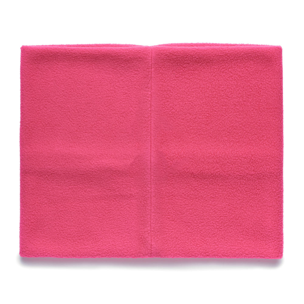 Écharpe de ski unisexe polaire fuchsia à col chaud 02