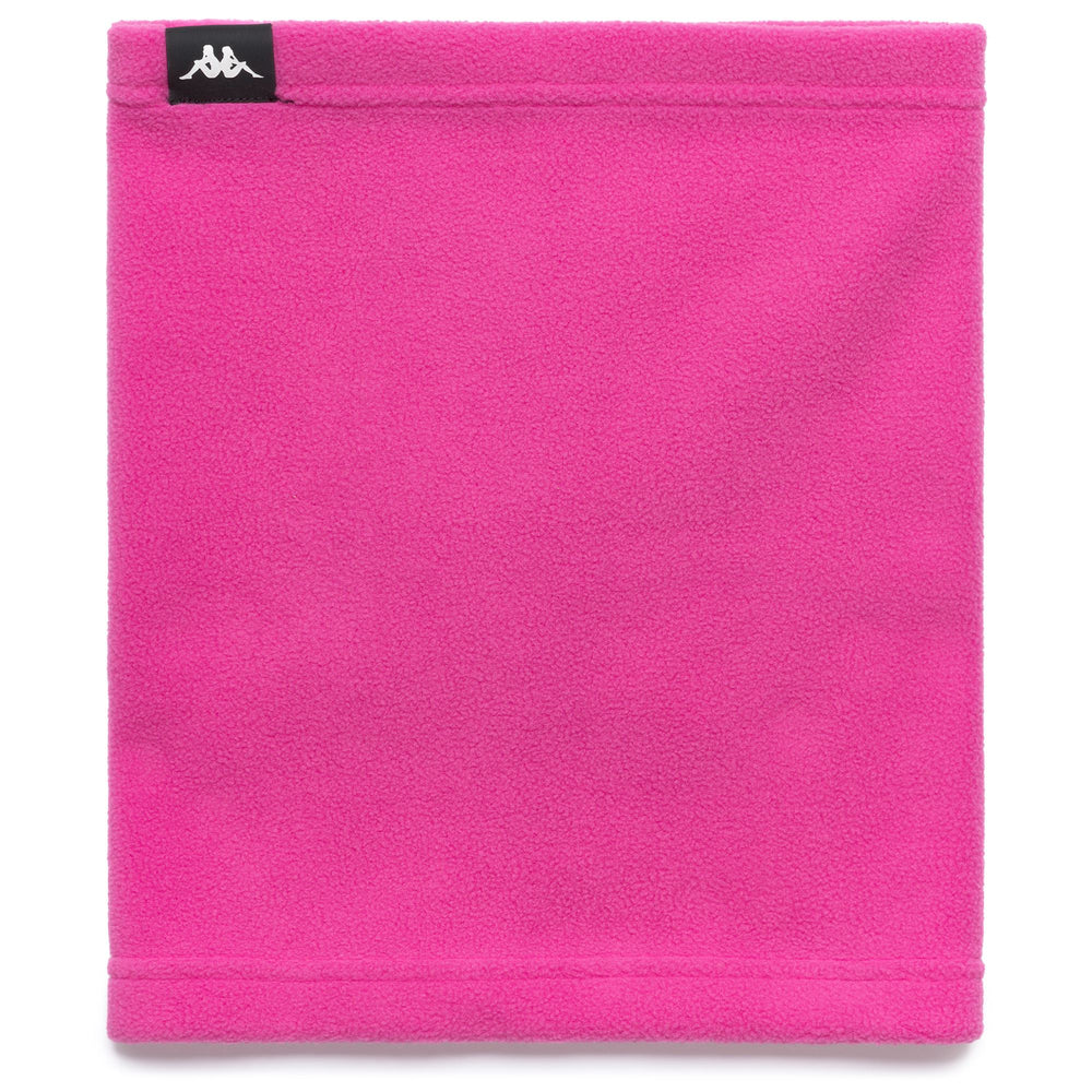 Bufanda polar unisex de cuello cálido color rojo fucsia 02