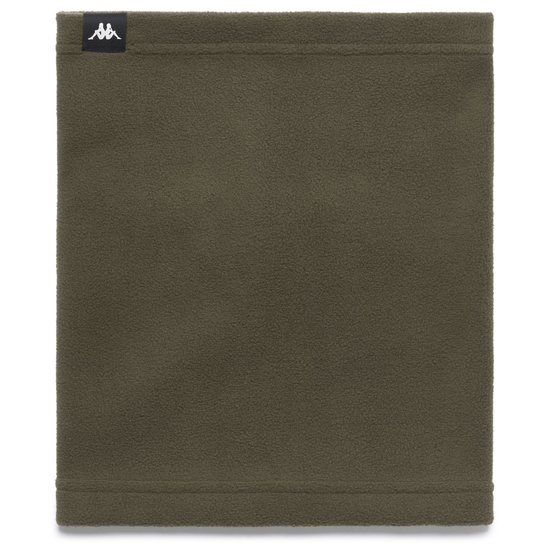 Sciarpa unisex in tessuto polare verde main