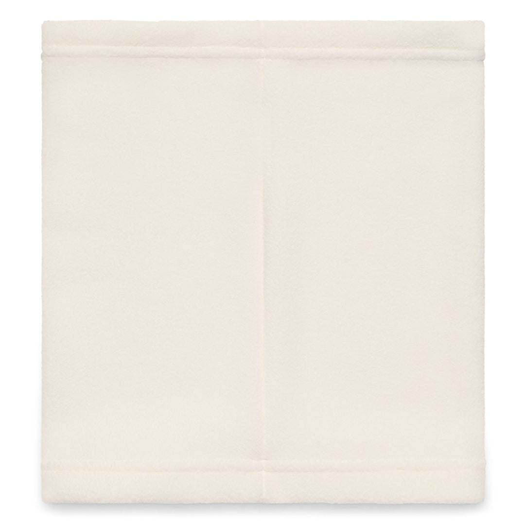 Bufanda de cuello alto unisex de tejido polar blanco main