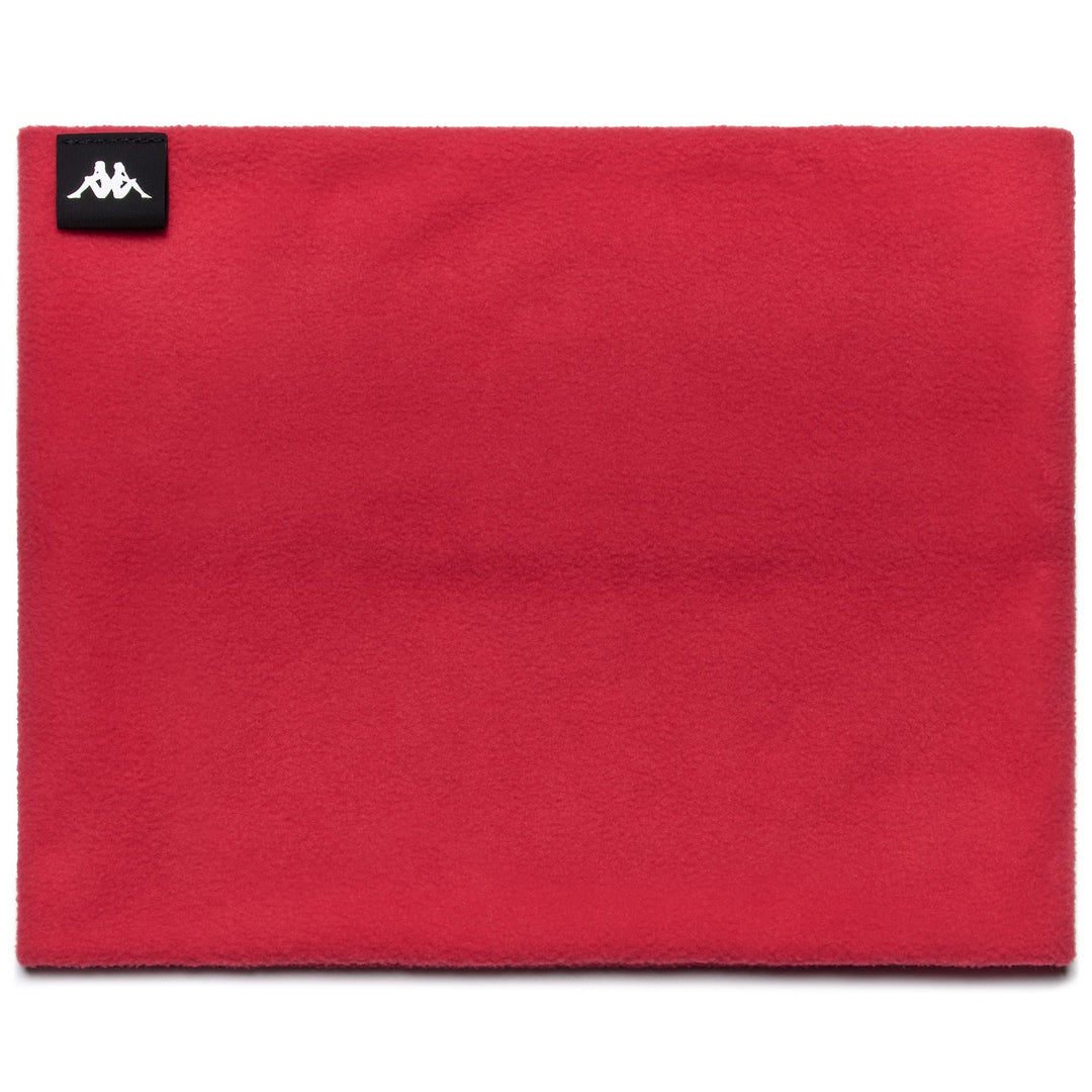 Bufanda de cuello polar unisex de color rojo 01