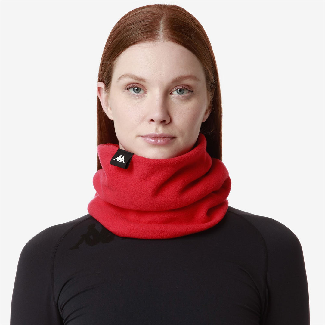 Red Unisex Ski Warmneck Scarf in Polar Fabric main