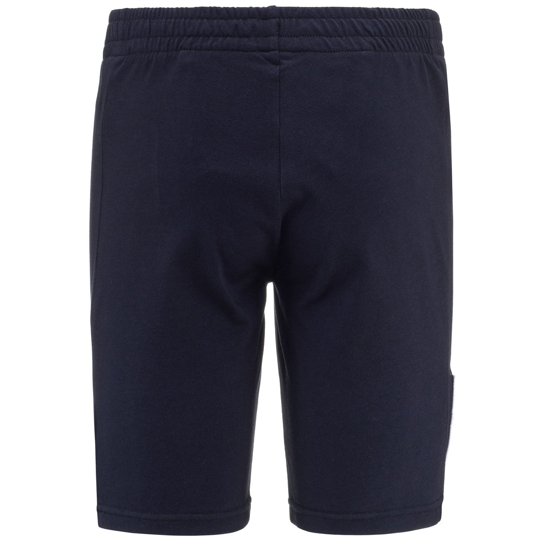 Short de ski bermuda bleu pour femme, coupe classique, en jersey main