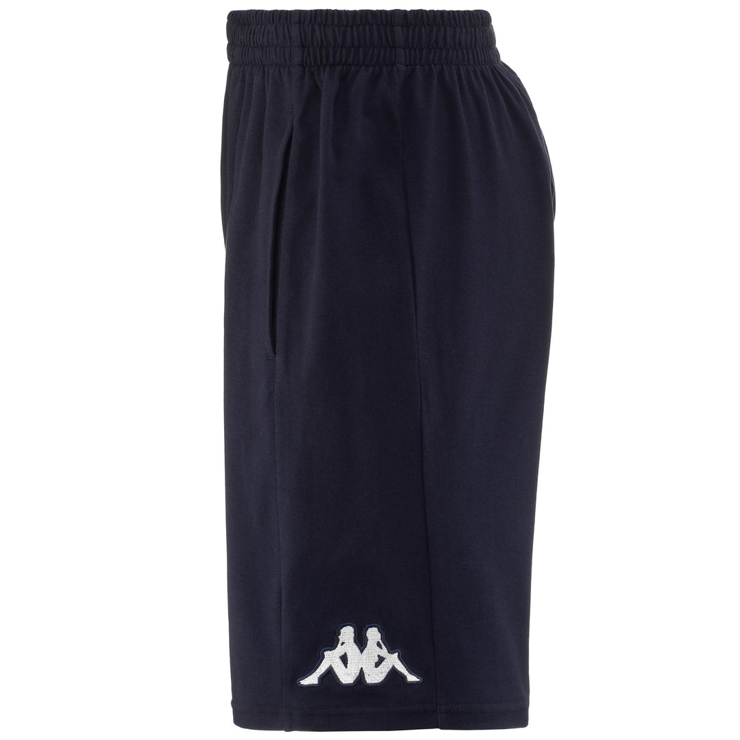 Bermuda bleu pour homme, coupe classique, taille élastique, idéal pour le ski main