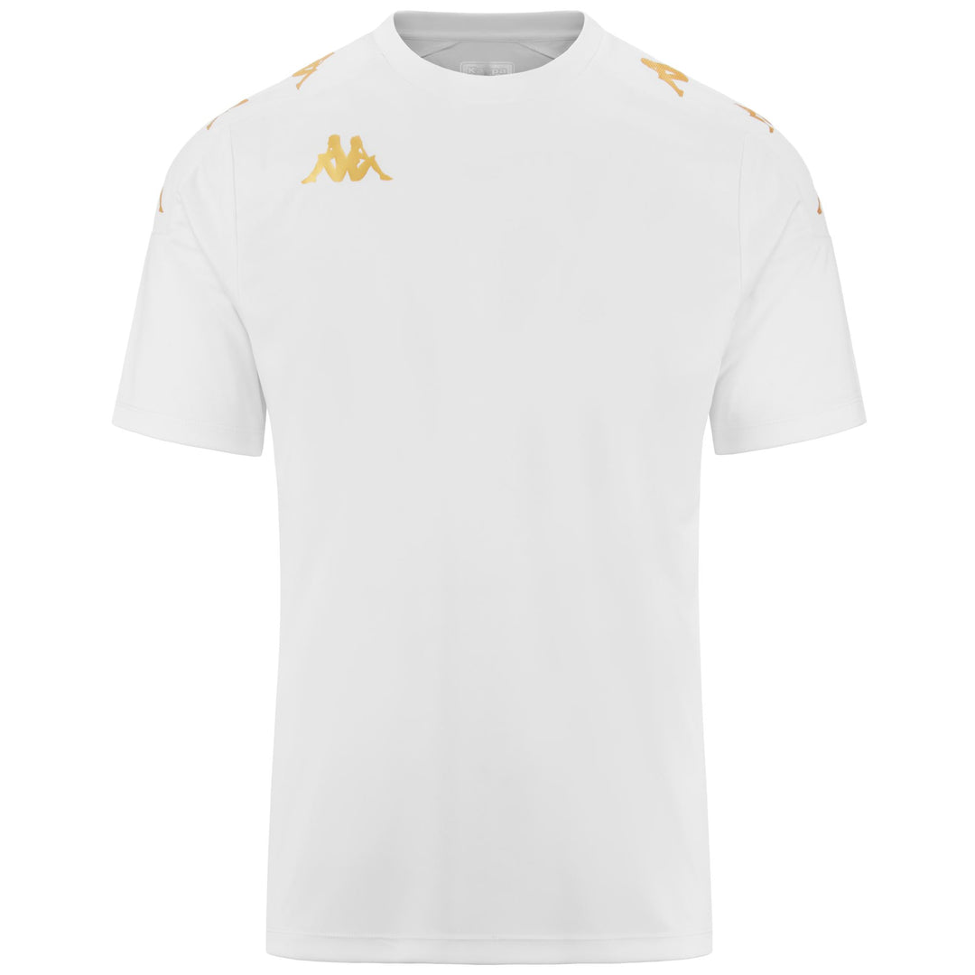 Active Jerseys Man KAPPA4FOOTBALL GIANTO Shirt WHITE Photo (jpg Rgb)			