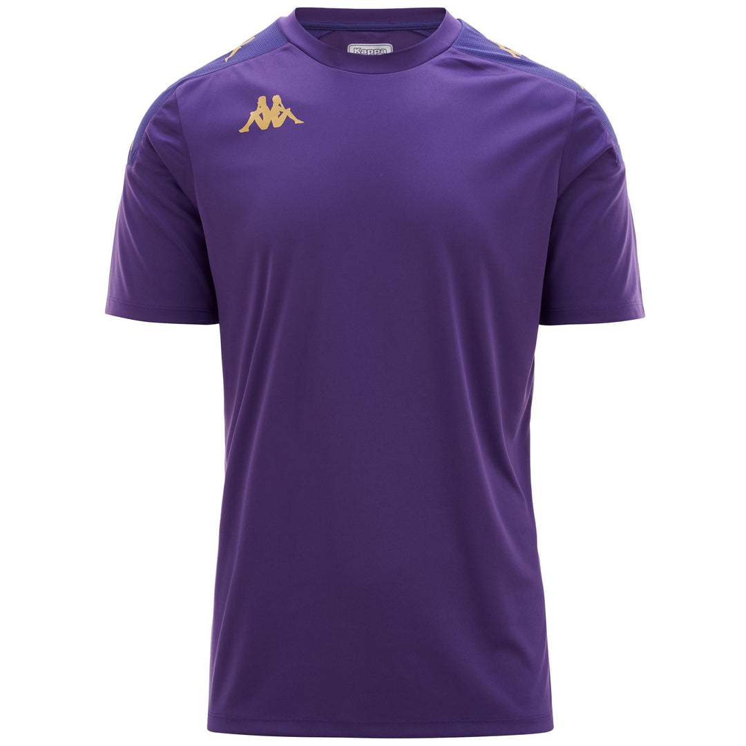 Violet Men's Football Jersey with Mesh Insets. 01