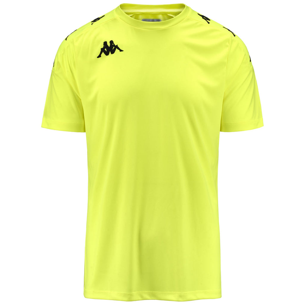 PENALTY サッカーシャツ GIROP イエロー Green Men's Slim Fit Soccer Training Shirt in Interlock Fabric | Kappa
